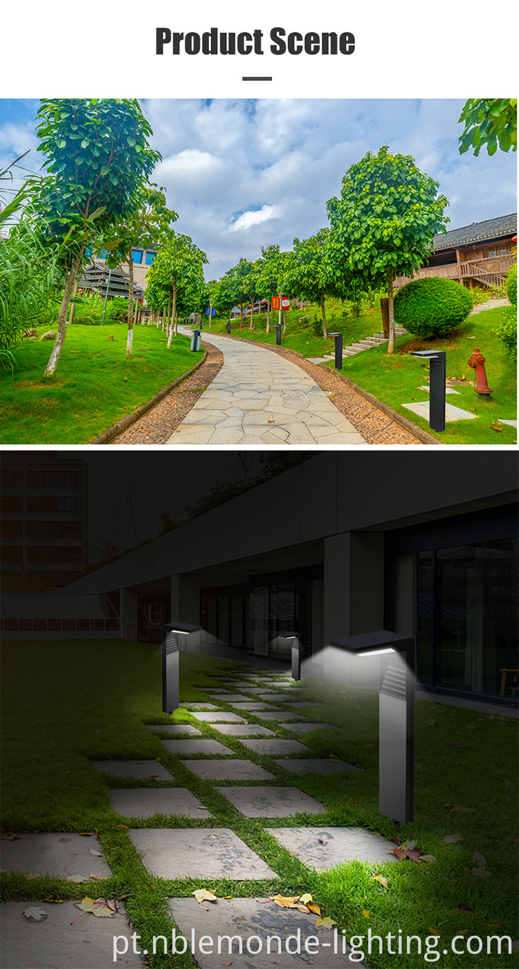 Motion Sensor Outdoor Solar Led Lamp